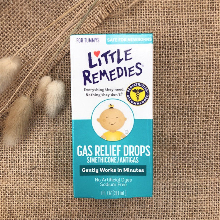 现货2023年美国西甲硅油littleremedies婴儿防胀气肠绞痛