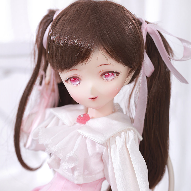 bjd6分娃娃tsubak卡通脸sd二次元少女风格sqlab新品套装