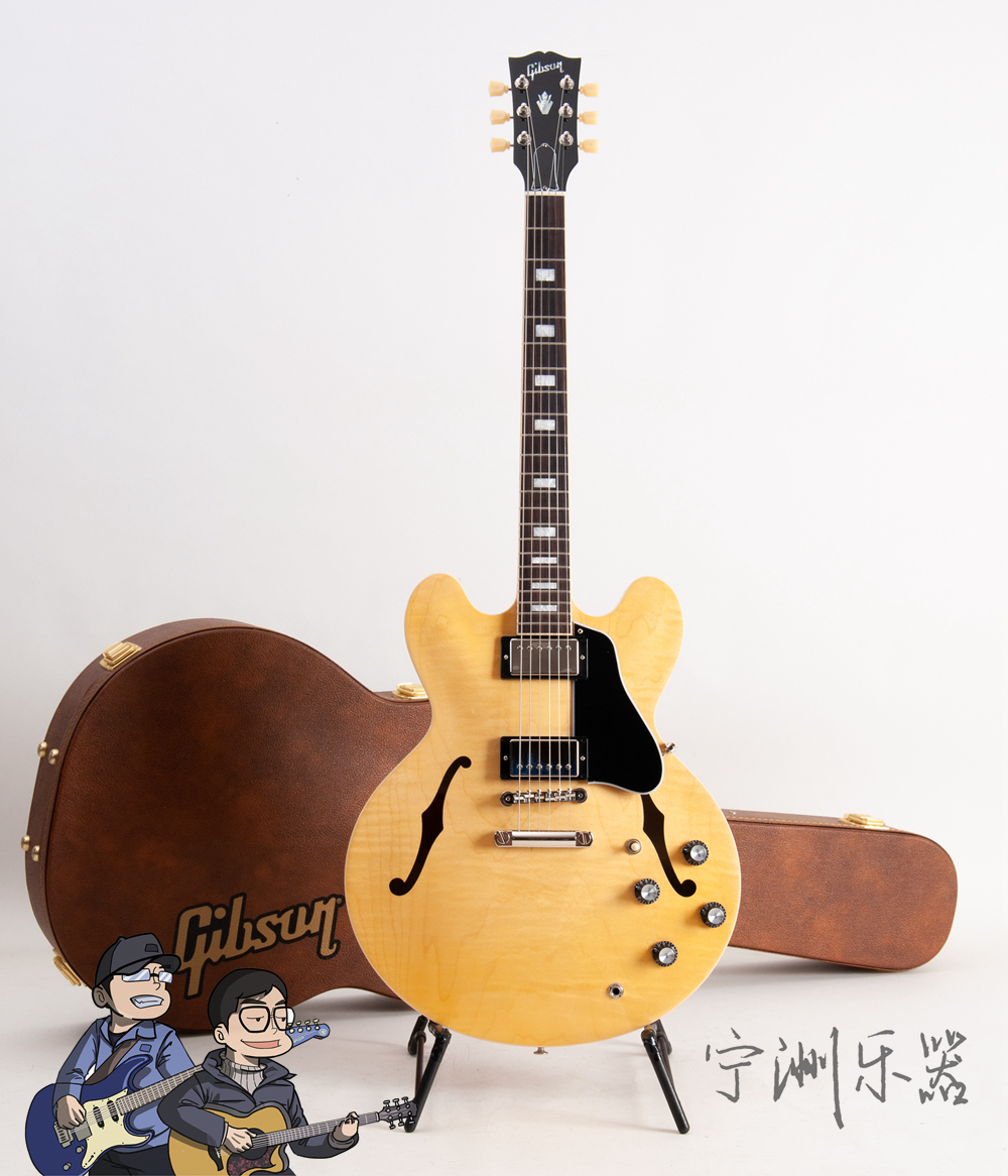 国行Gibson 吉普森美产ES-335爵士半空心电吉他 亮光贴面