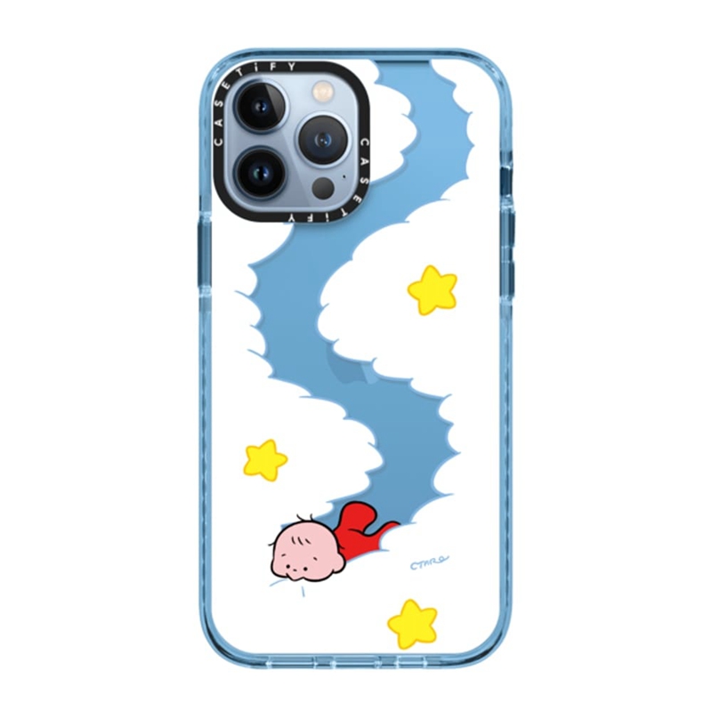 现货宝宝吃云朵casetify 防摔手机壳适用苹果iPhone13 12 PRO MAX