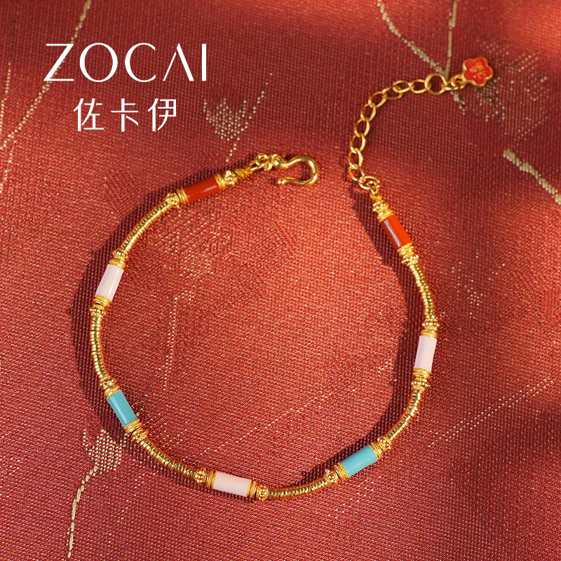 Zocai/佐卡伊古法黄金足金 复