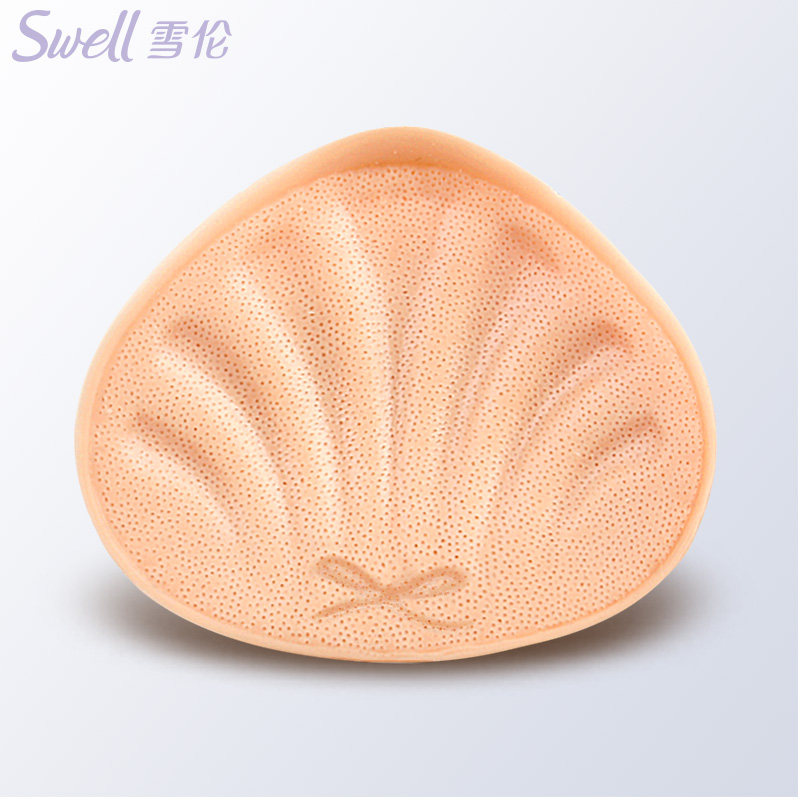 雪伦硅胶仿真微孔义乳ts假乳房假胸义胸透气配文胸胸罩乳罩