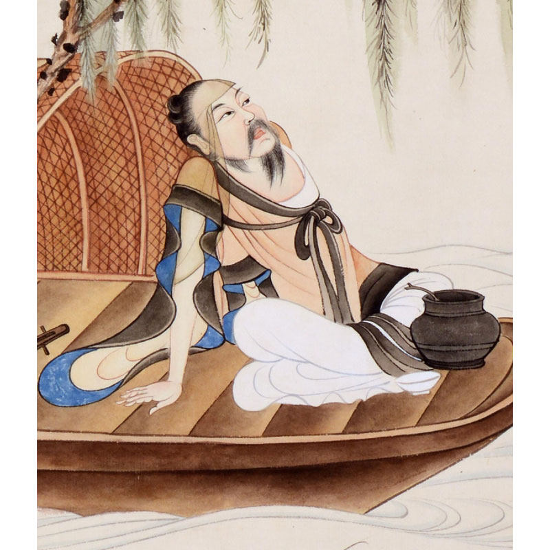 谢稚柳《人物》纸本立轴