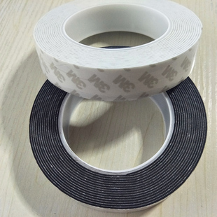 3m白色双面胶强力9080加厚泡沫防水防撞缓冲隔音粘胶贴无痕易粘贴