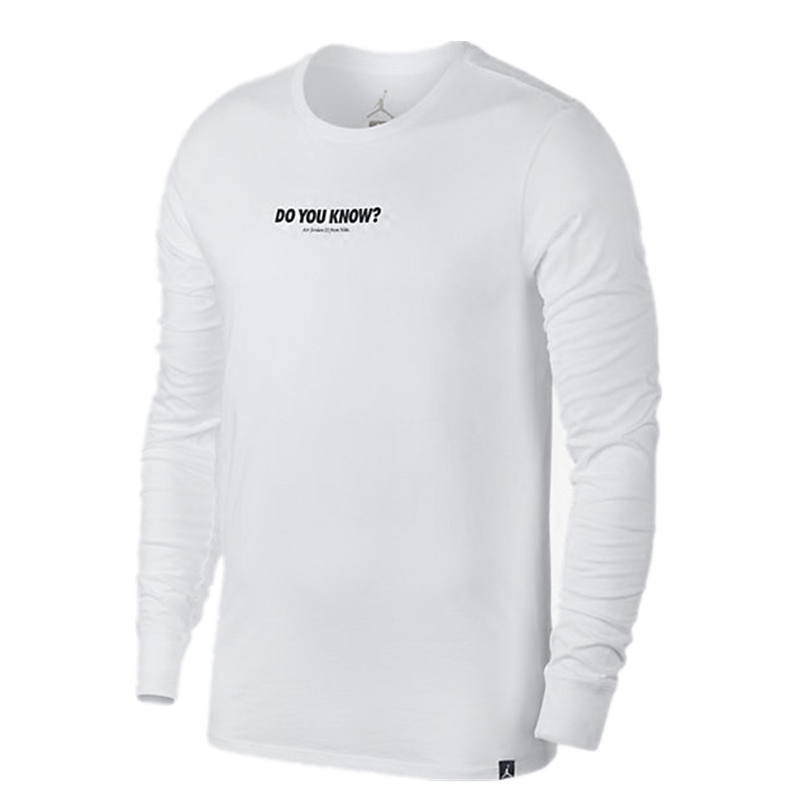 JORDAN AJ3 male T-shirts comfortable motion leisure time Long sleeve Socket T-shirt 943939-100in the Sportswear/Casual Clothing , Sports Sweater/Pullover category - from Buy2taobao.com to provide professional Taobao agent buy service