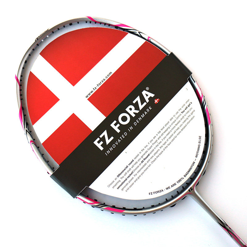 新款丹麦fz forza专业羽毛球拍 特价全碳素超轻弹性进攻训练比赛