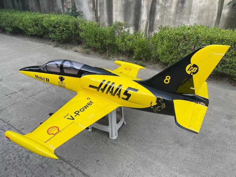 宏翔涡喷 复材飞机 l39 信天翁 2.6米2米 19公斤固定翼带jp起落架