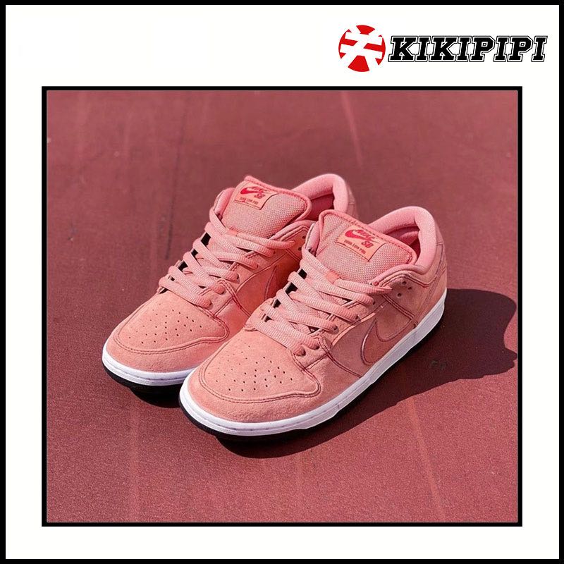 Nike SB Dunk Low PinkPig 粉猪 黑白粉麂皮 低帮板鞋 CV1655-600