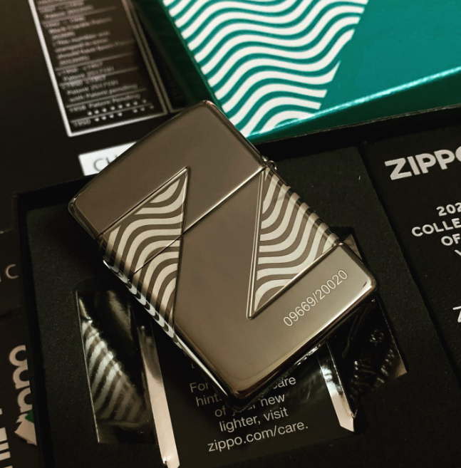 zippo正版黑冰盔甲视界限量打火机491942020年度机zippo