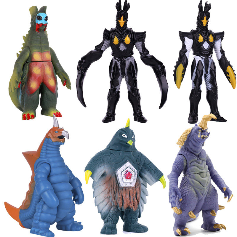 奥特曼怪兽软胶玩具超级芝顿死镰贝蒙斯坦德拉格里凯鲁比姆巴克西