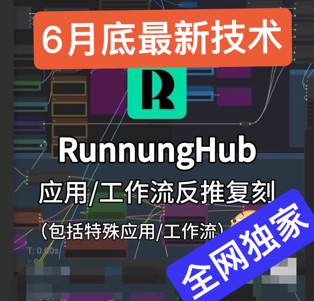 Runninghub隐藏应用向提取工作流6月24日最新技术，