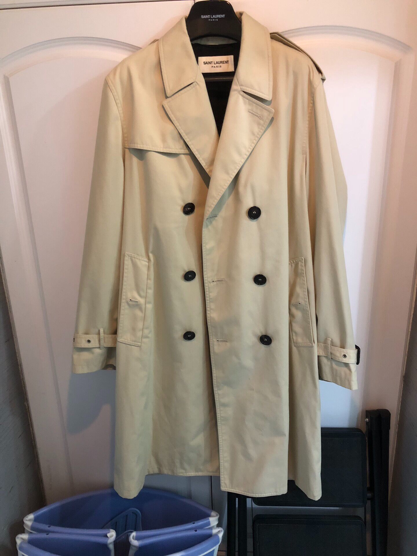 Saint Laurent 16FW Khaki Trench Coat