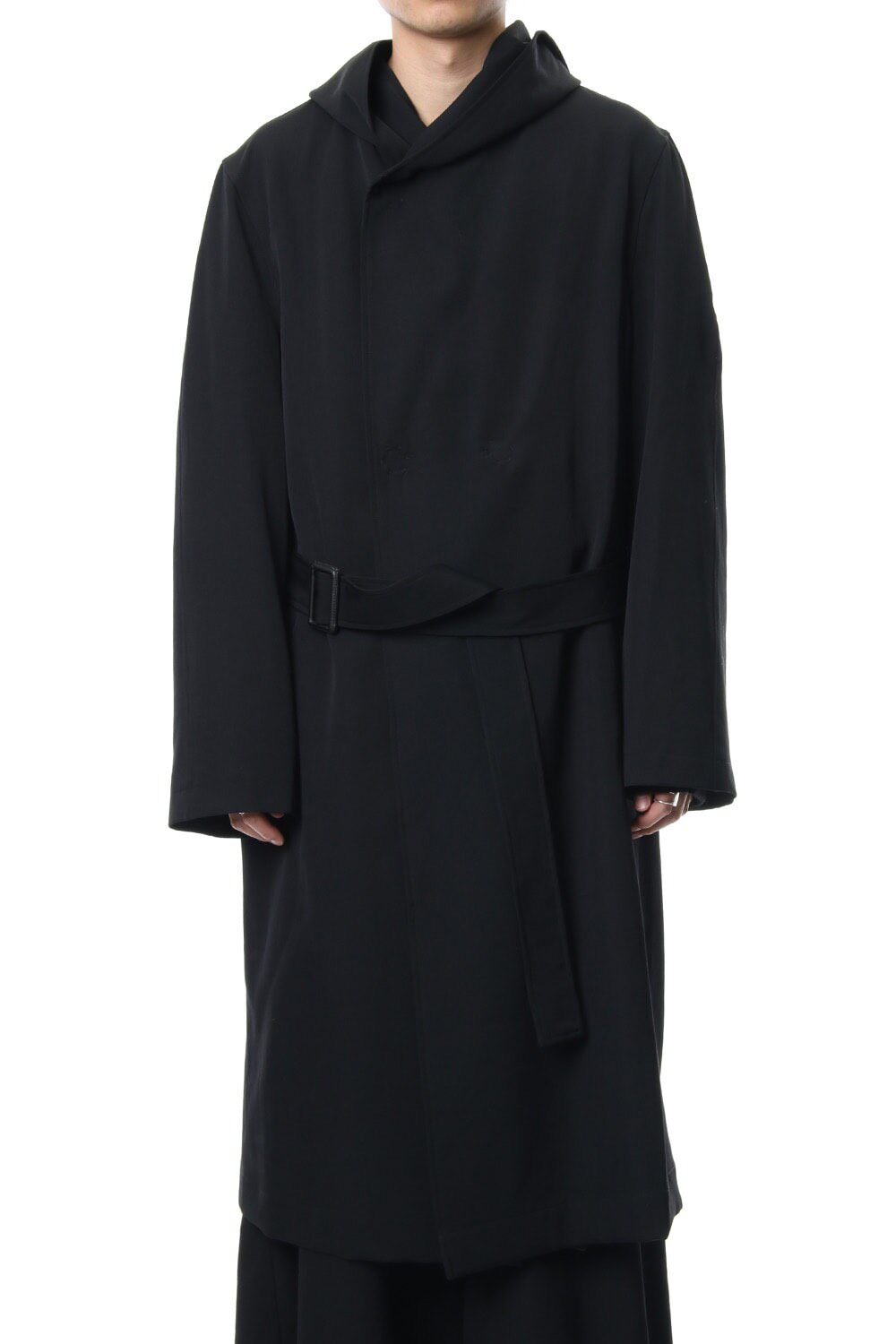 Yohji Yamamoto Regulation Boxer Robe Coat — back