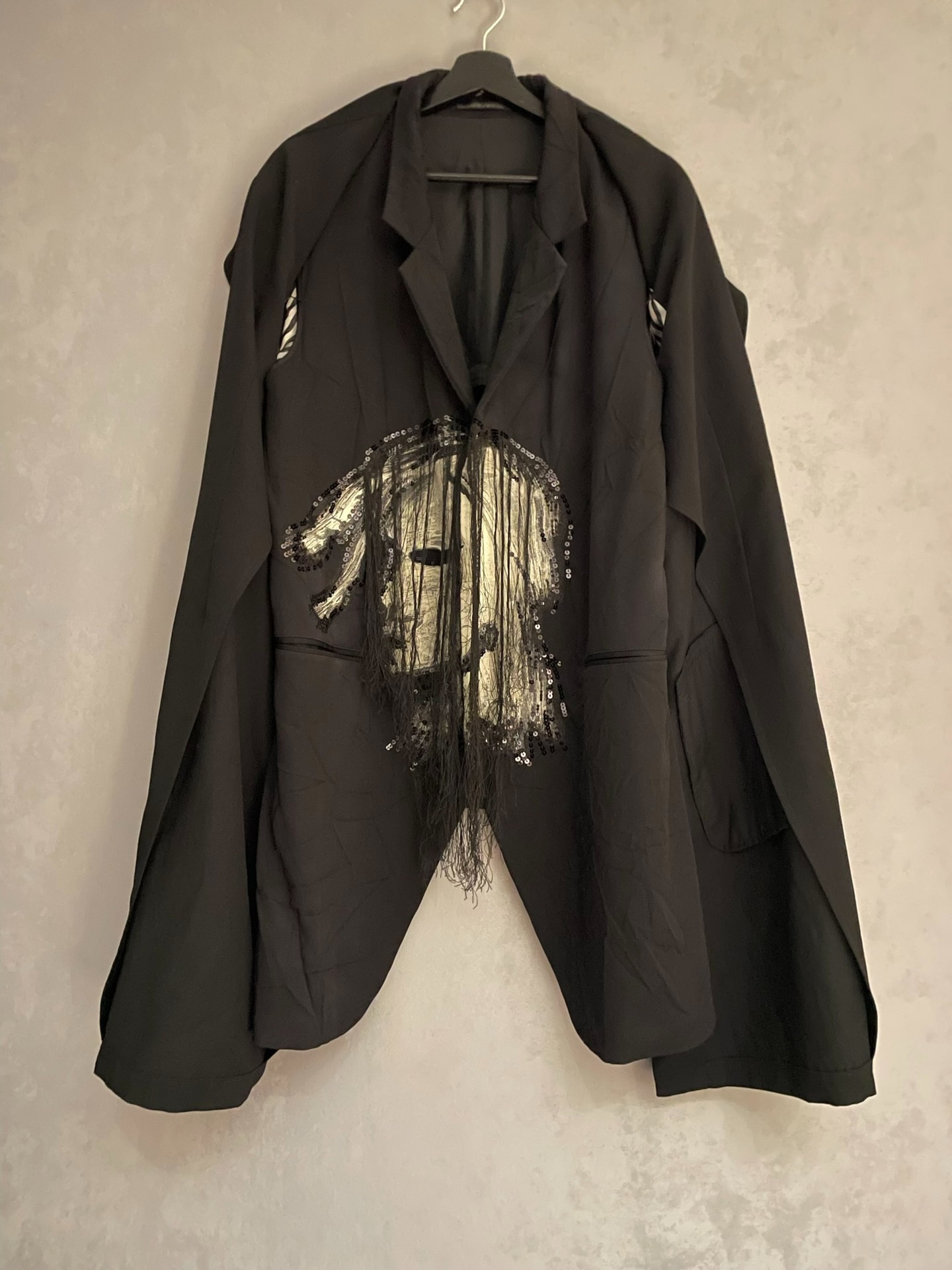 Yohji Yamamoto 2018AW Spider Web Double Coat