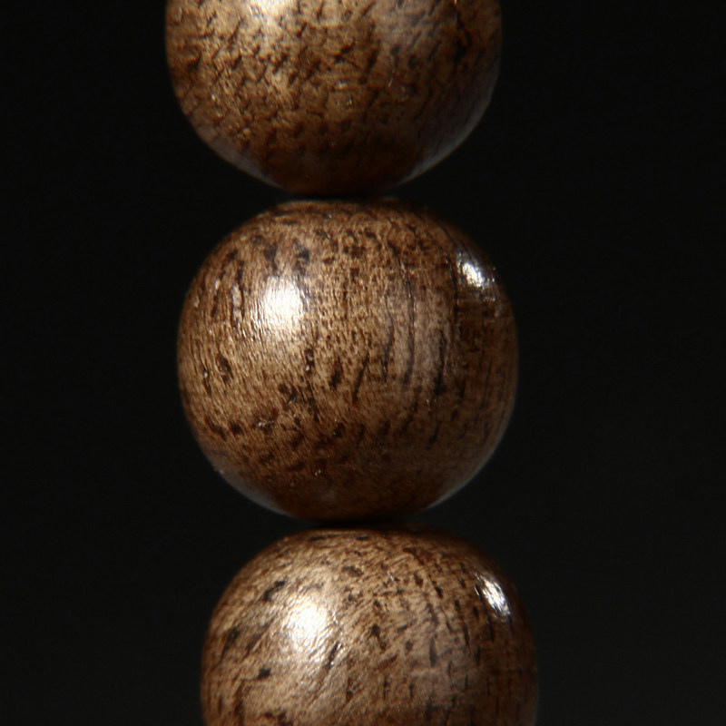 【精品特惠】9mm 14g 马拉ok沉香佛珠 油线清晰 香韵纯正 收藏