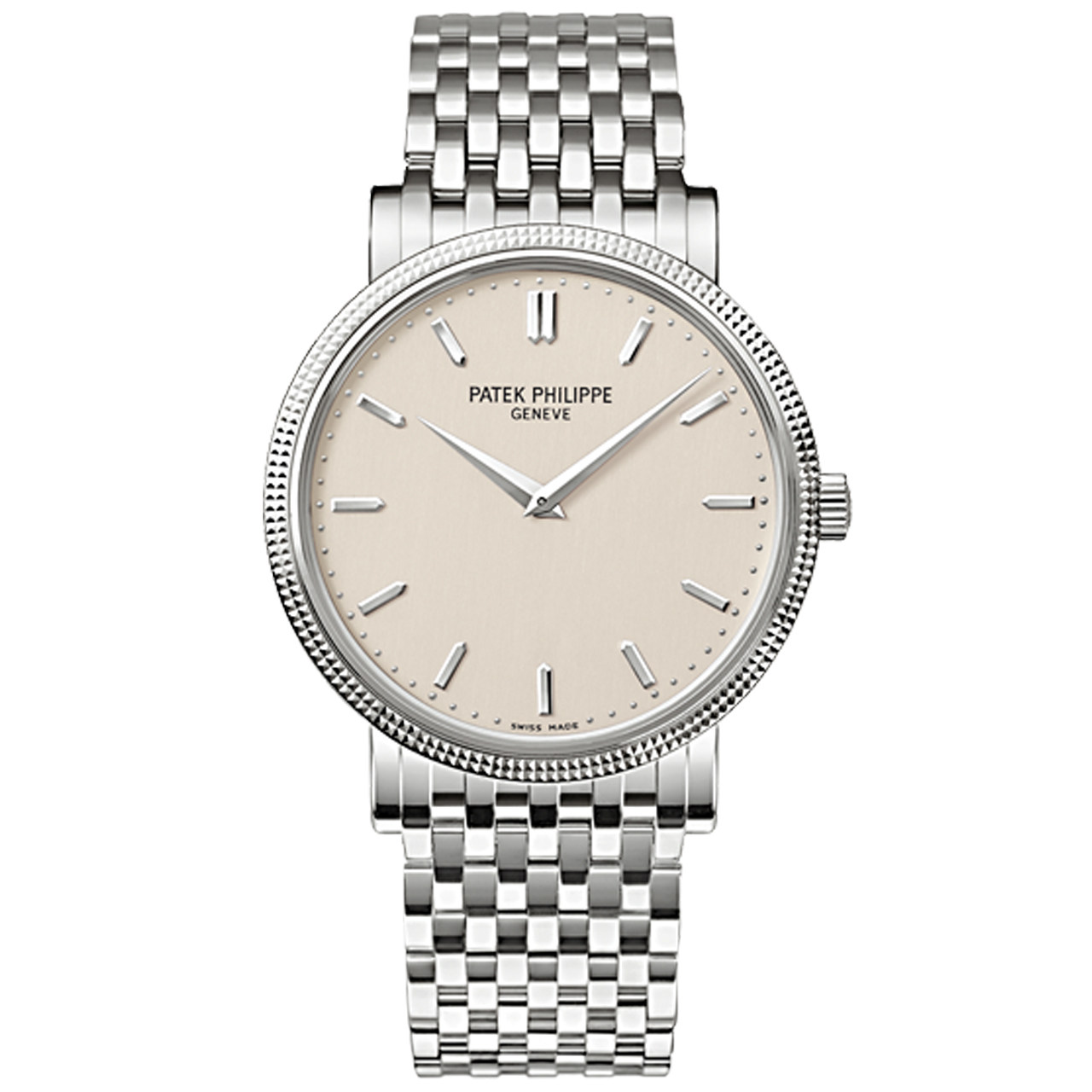 [9.5新]参考公价354500百达翡丽自动机械男表白金