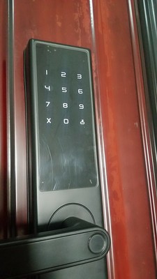 评测点评装修用三星指纹锁DR717怎么样，质量好不好呢？【点评吧】