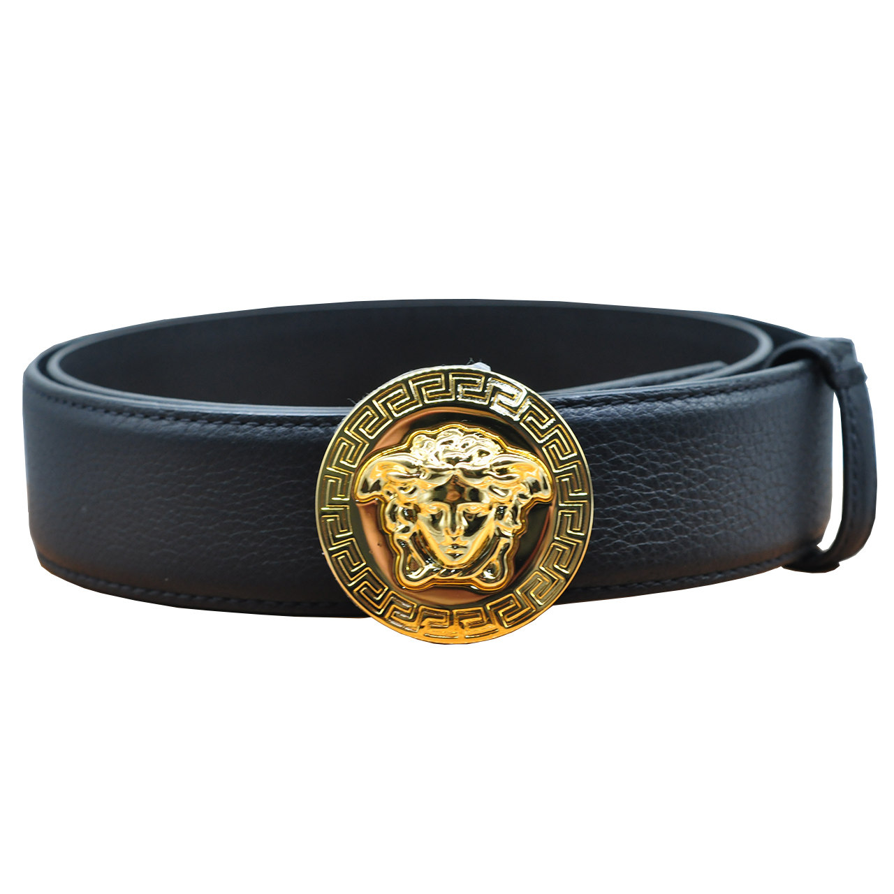 [9.9新]versace范思哲美杜莎金头男士腰带95