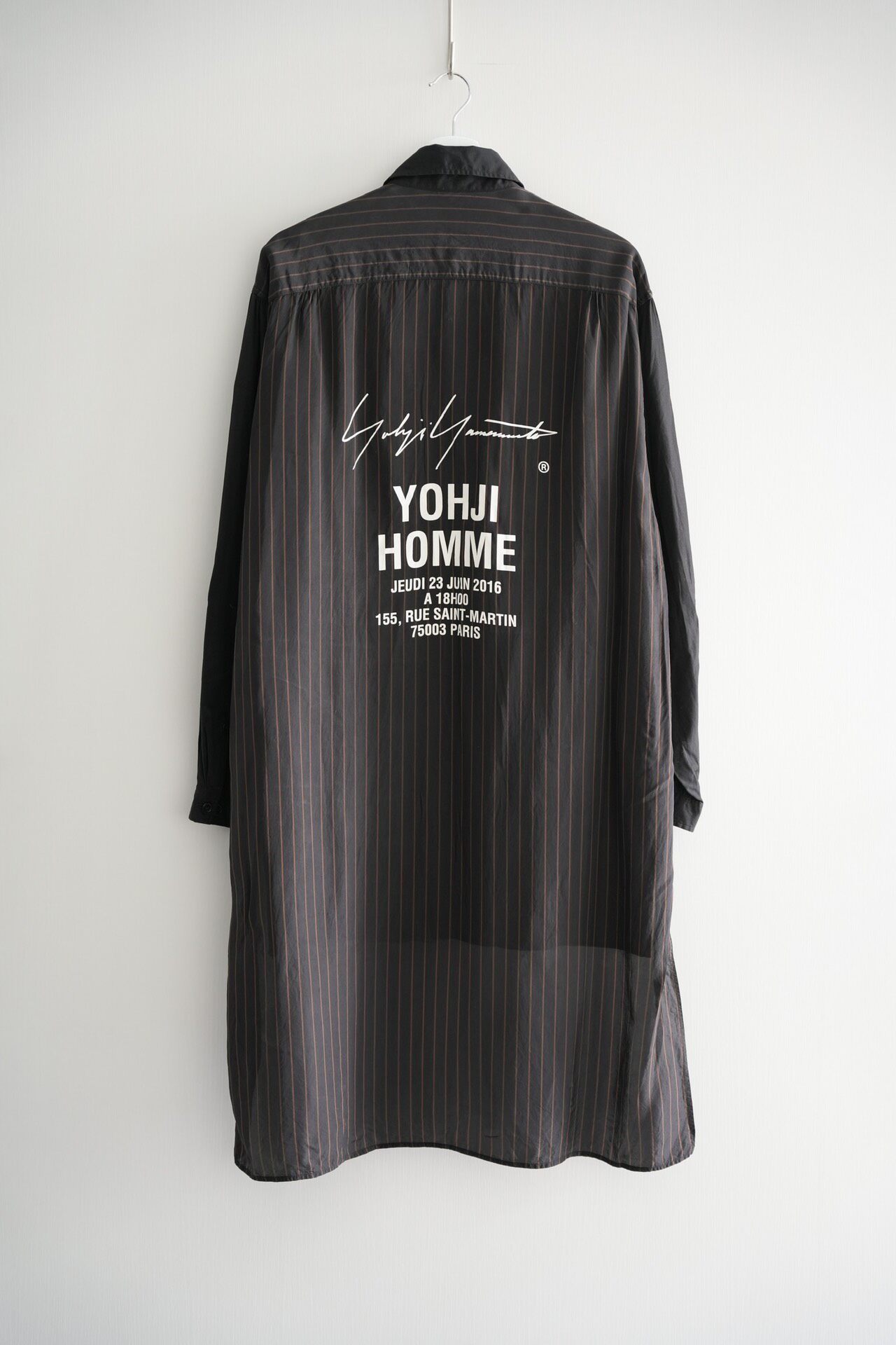 Yohji Yamamoto 18SS Stripe Shirt