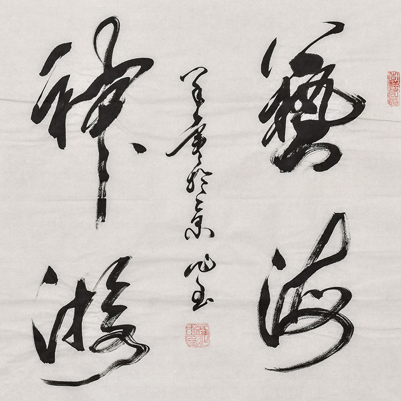高作玉 书法《艺海神游》真迹真品阿里拍开心捡漏
