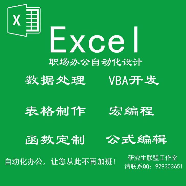 代做代写excel电子表格制作函数设计VBA数据统计处理公式