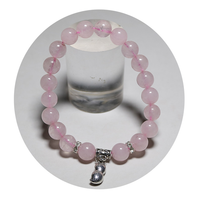 天然芙蓉石圆珠手串 带鉴定证书 金槌宝成拍卖c3724