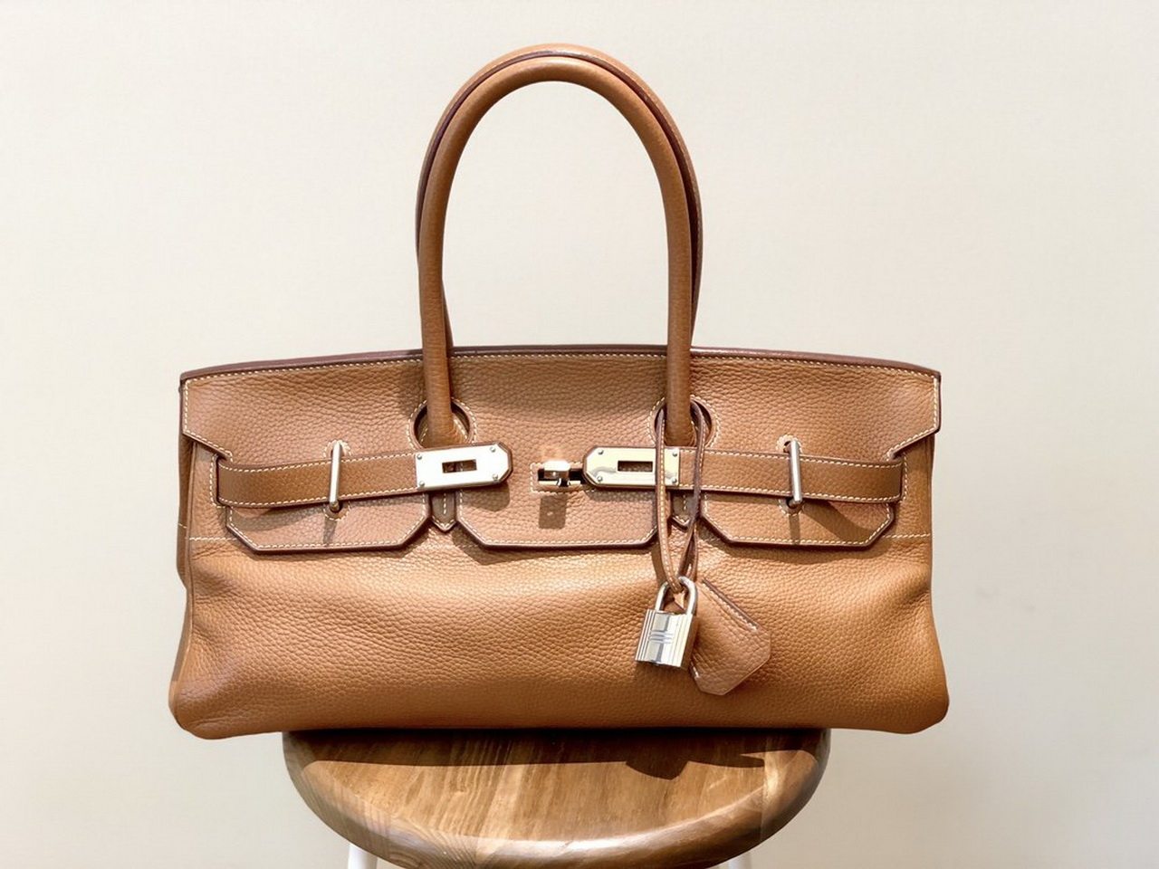[9.5新]hermes爱马仕shoulder birkin/hac金棕色799hr