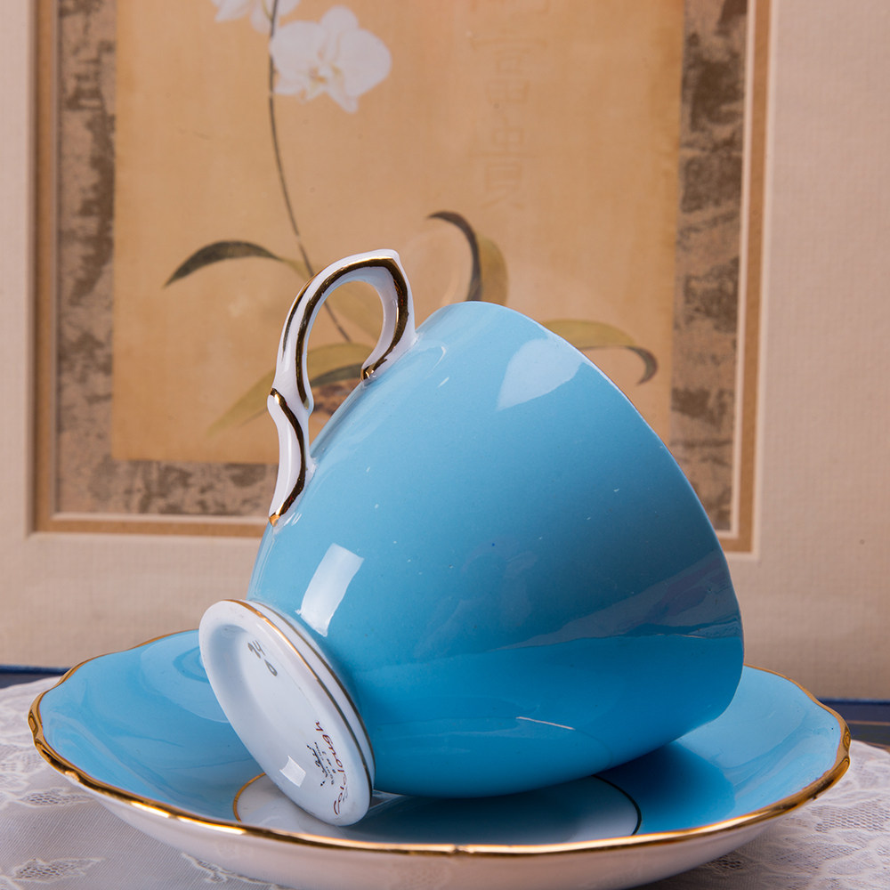 安缇客欧美艺术品  预估20世纪英国骨瓷咖啡杯九品 pmtc306 起拍 