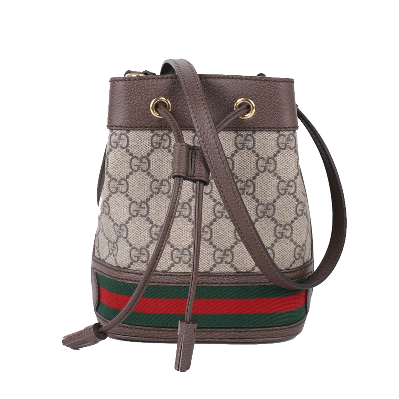 [9.9新]古驰gucciophidia女士迷你单肩水桶包c8031公价9600