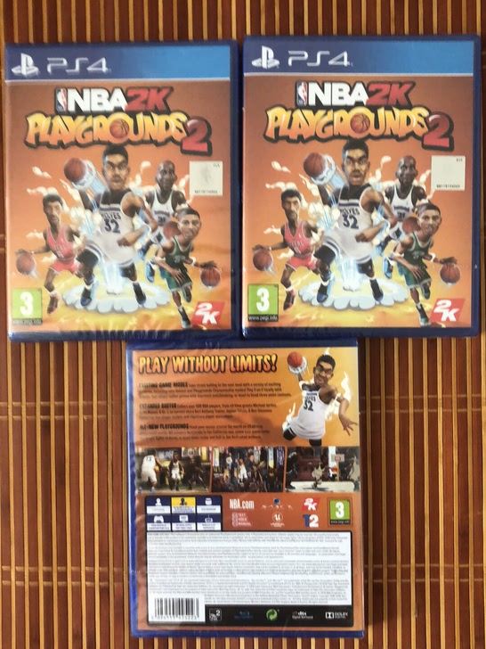 包邮全新未拆封PS4NBA2K游乐场2热血街球