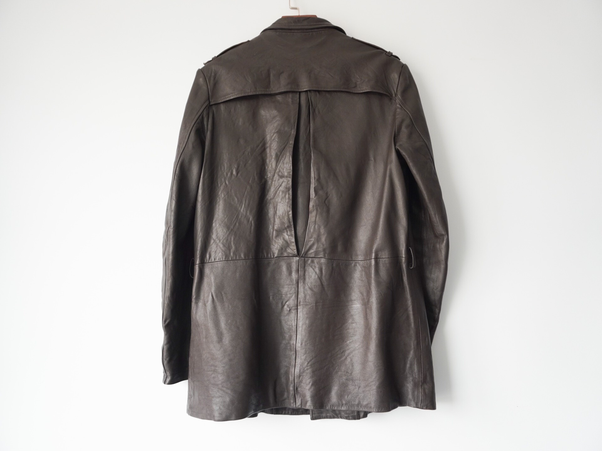 Yohji Yamamoto 2006AW Leather Jacket — detail