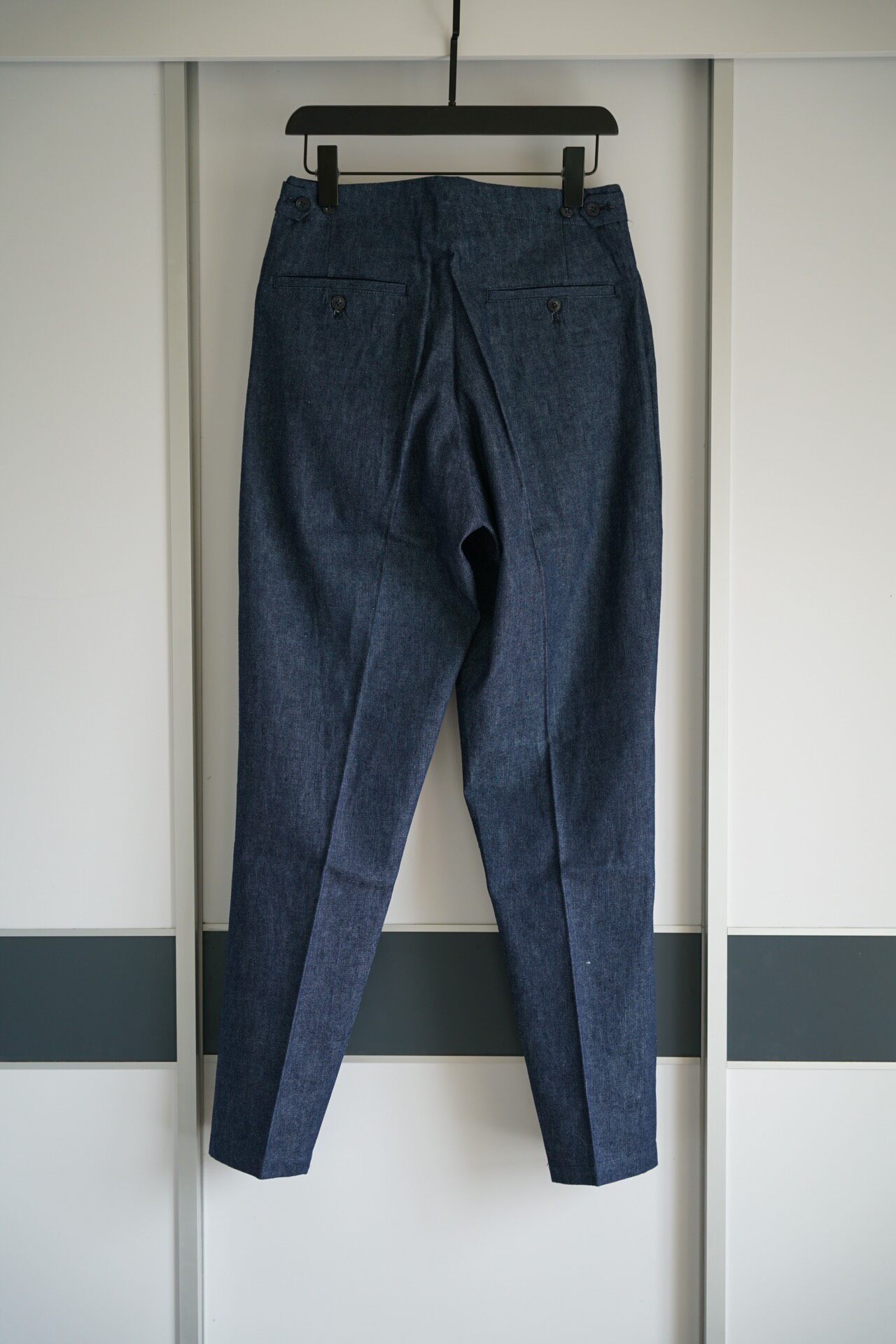 Yohji Yamamoto 86ss Raw Ramie Jeans — front