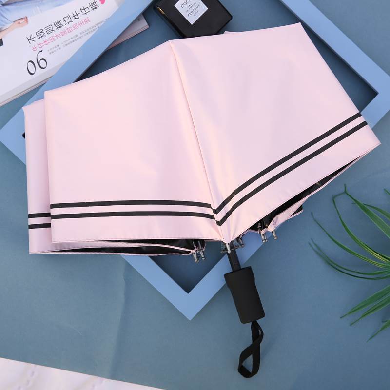 Wen Yi Fan Xiao Qing striped umbrella ultra-light folding在類目 居家日用, 傘/雨具/防雨/防潮, 傘中 - 來自Buy2taobao.com提供專業的淘寶代購服務