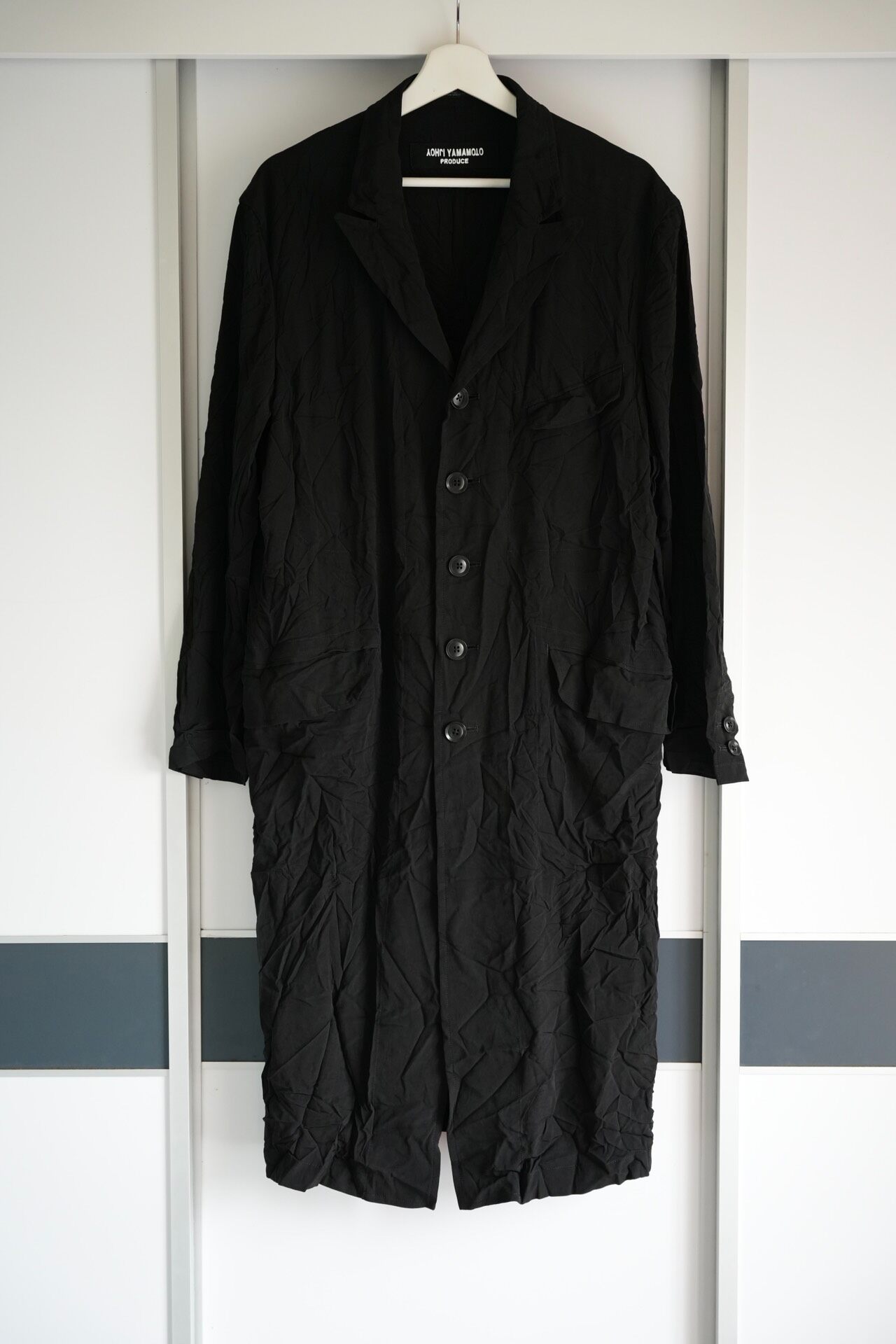 Yohji Yamamoto 19AW Crinkled Coat