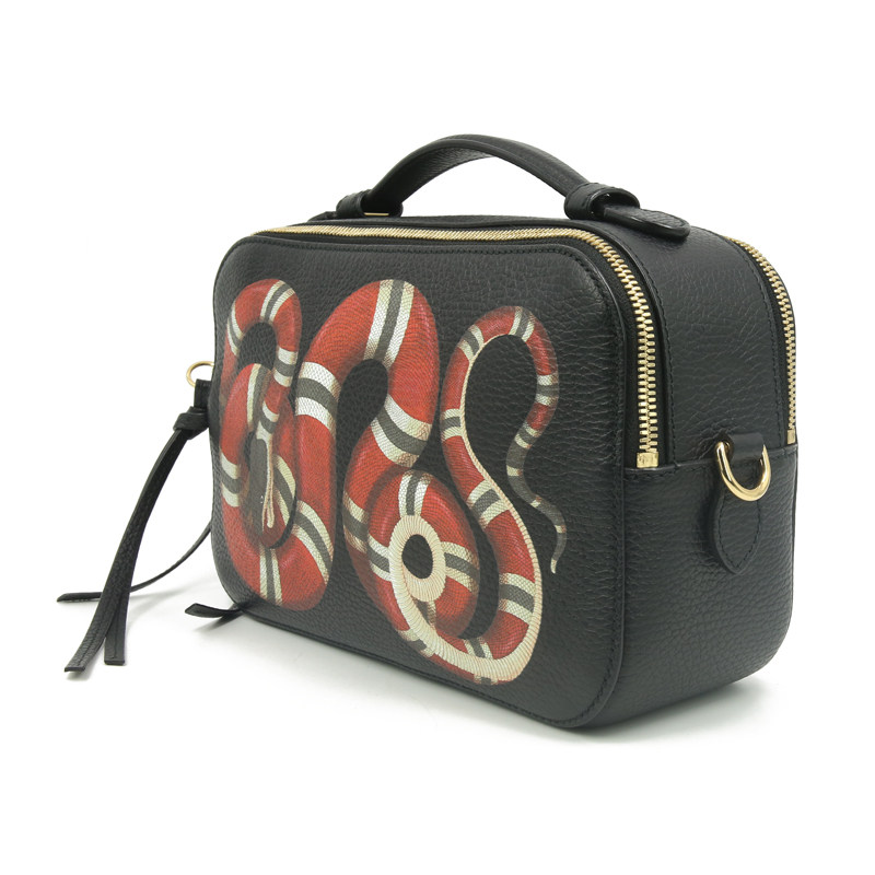 【9.8新】gucci/古驰珊瑚蛇单肩斜挎相机包女包 14488