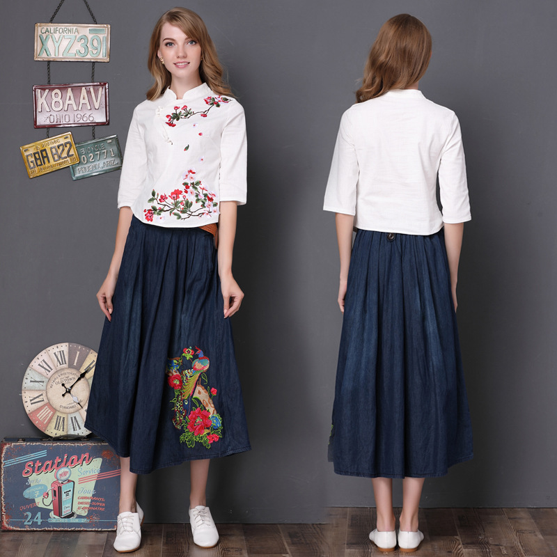 Women Long Skirts High Wast Skirt Юбки женские在类目 女装/女士精品, 半身裙中 - 来自Buy2taobao.com提供专业的淘宝代购服务