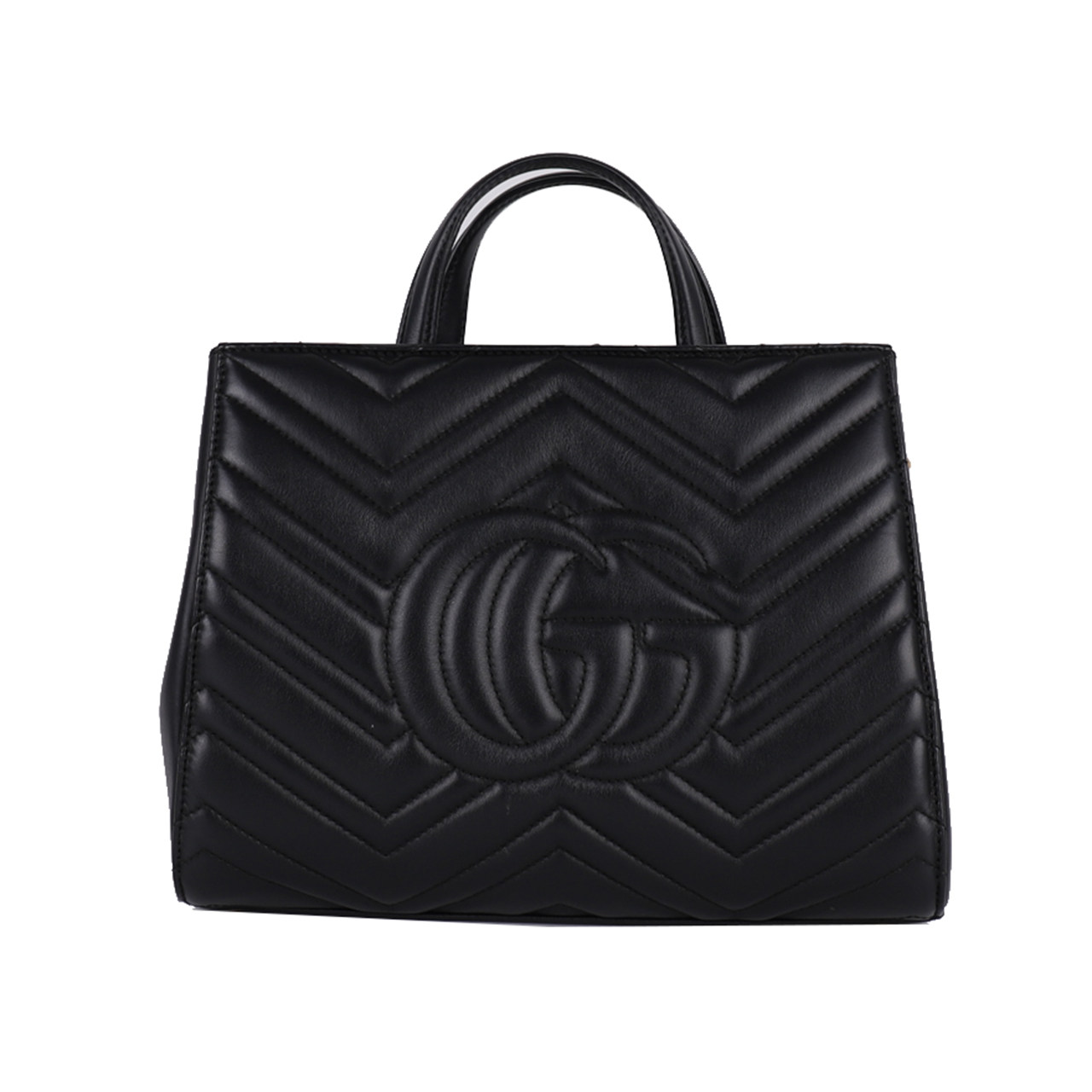 拍卖直播[二手9.5新]古驰gucci marmont黑色单肩包c9029公价15800