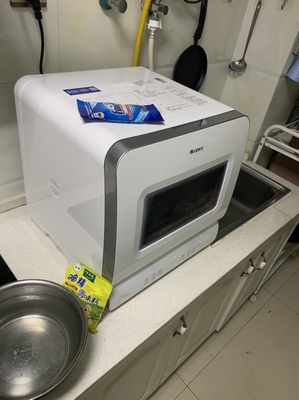 72度高温洗涤 360度全覆盖洗 gree/格力台式全自动小型洗碗机