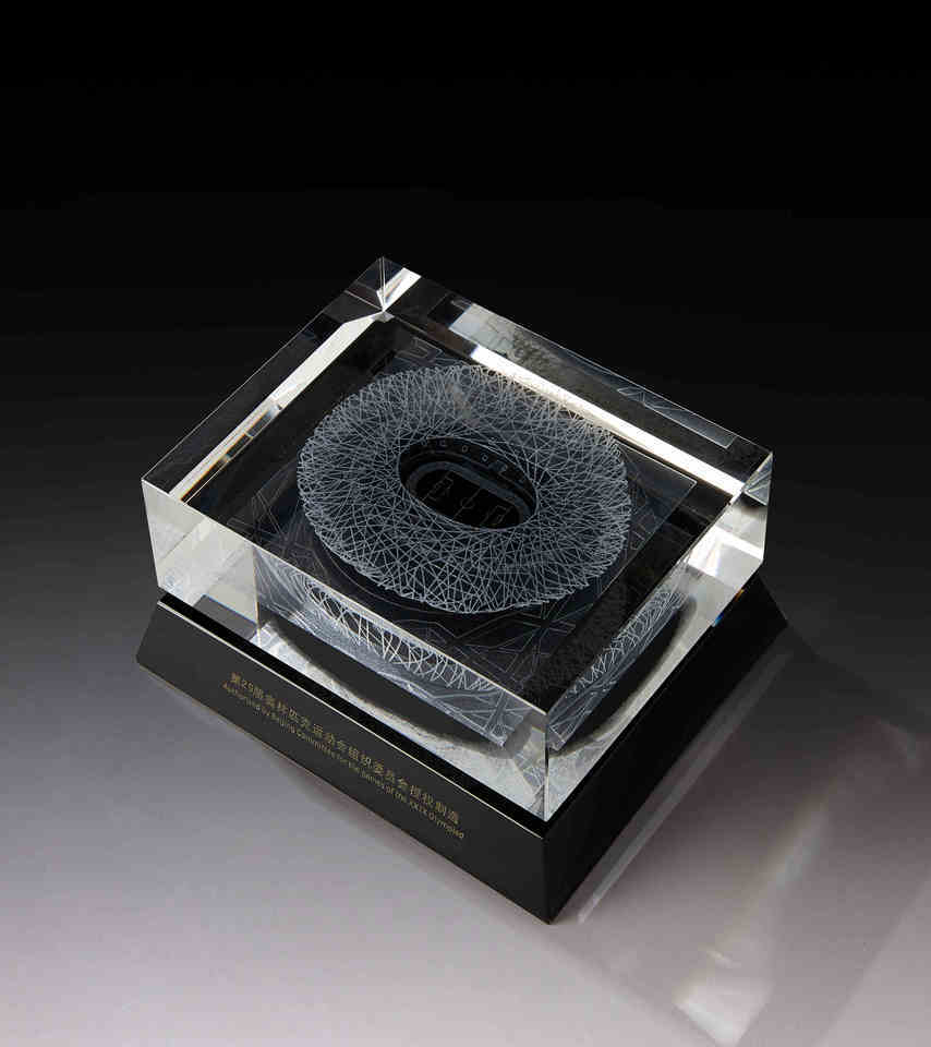 北京奥运会鸟巢纪念品摆件中号