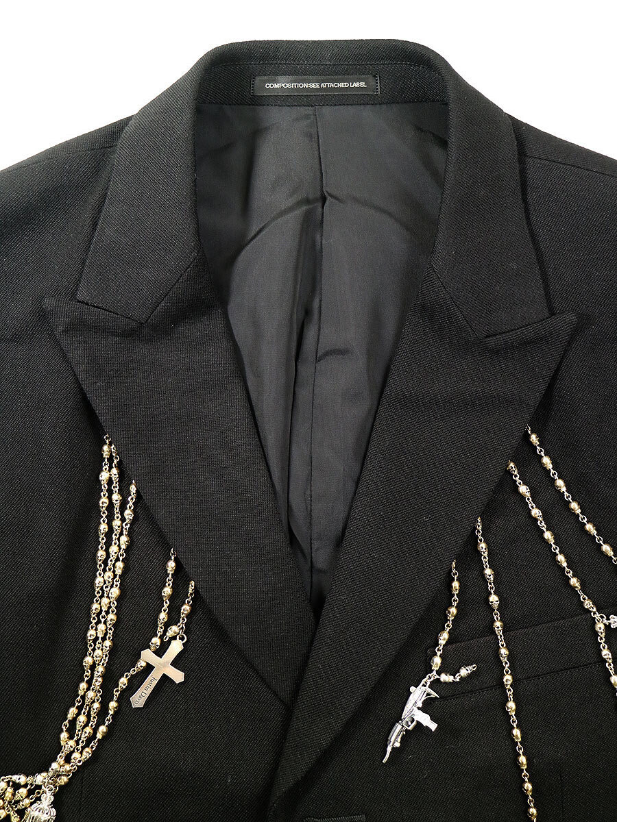 Yohji Yamamoto 08AW Chain Pendant Blazer — back