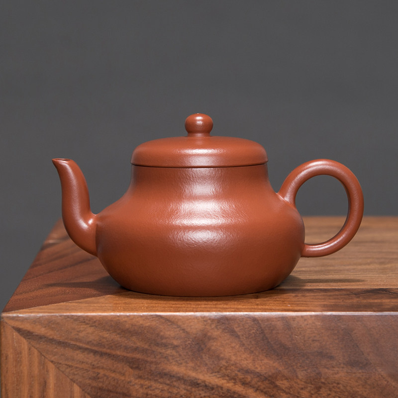 君德壶2 赵庄朱泥 张春琴全手工制 原矿宜兴紫砂壶