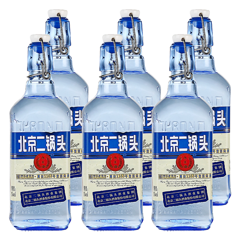 【降价拍】永丰二锅头蓝瓶500ml*6瓶