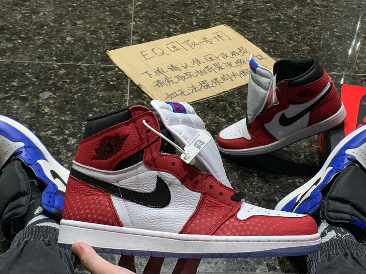 aj1蜘蛛侠包过鉴定百分百过验EQ纯原