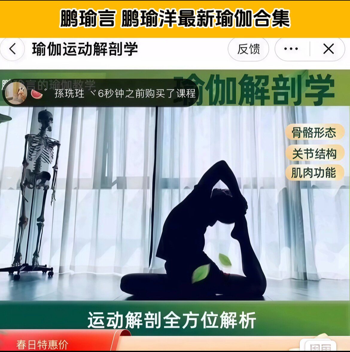 鹏瑜言 鹏瑜洋最新瑜伽合集，9套(952节) 完结版