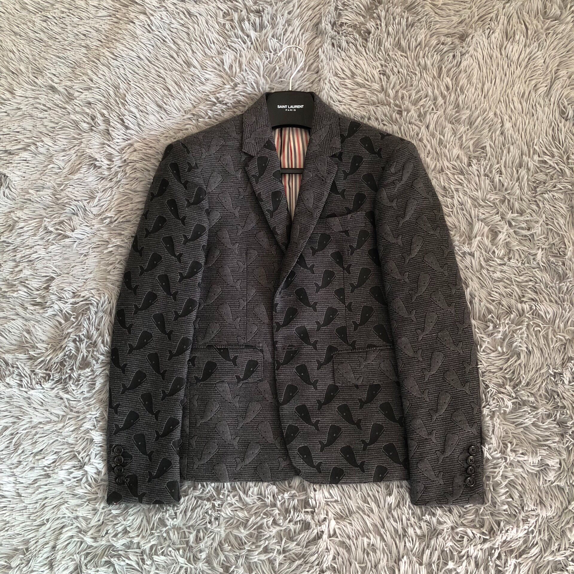 Thom Browne Whale Pattern Suit Jacket