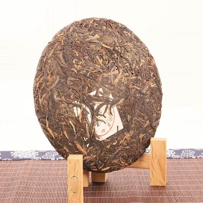 【14片/4998g】2000年勐海熊猫生态饼陈年普洱茶生茶 干仓老茶 - 拍卖