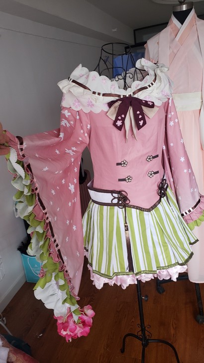 LOVELIVE花阳樱花COS套装cosplay服装