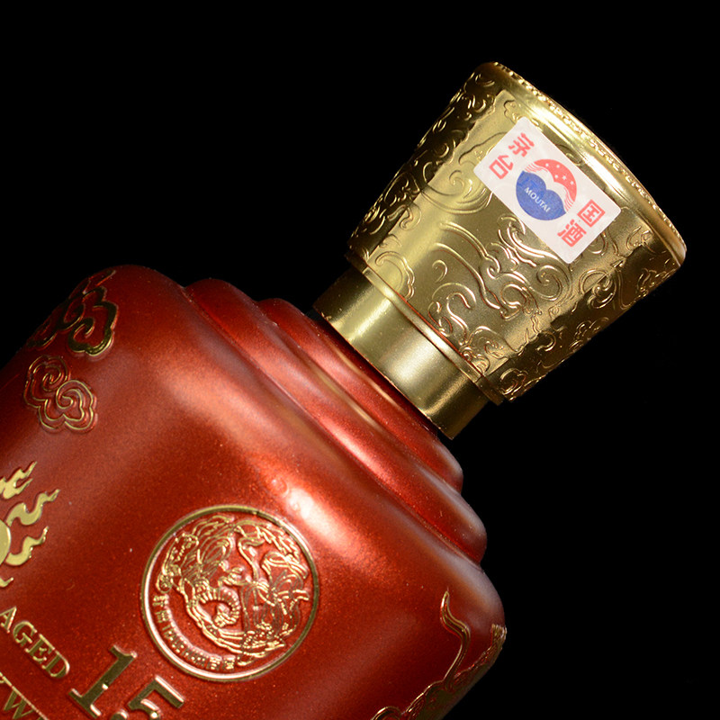 【即刻拍03】九龙墨宝真迹15年茅台酒 2012年 53度 999ml 1瓶