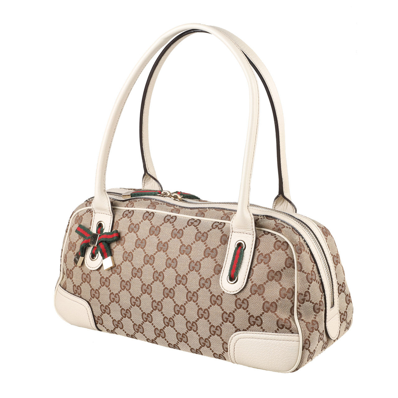 [9.5新]古奇gucci女士帆布手提包单肩包