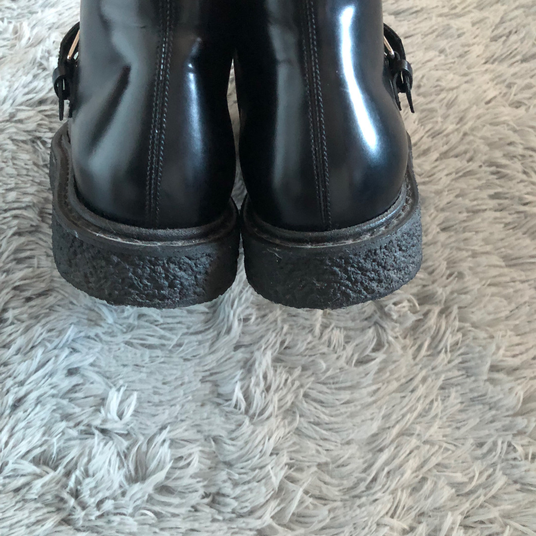 Saint Laurent 14FW Runway High-Top Shoes — back